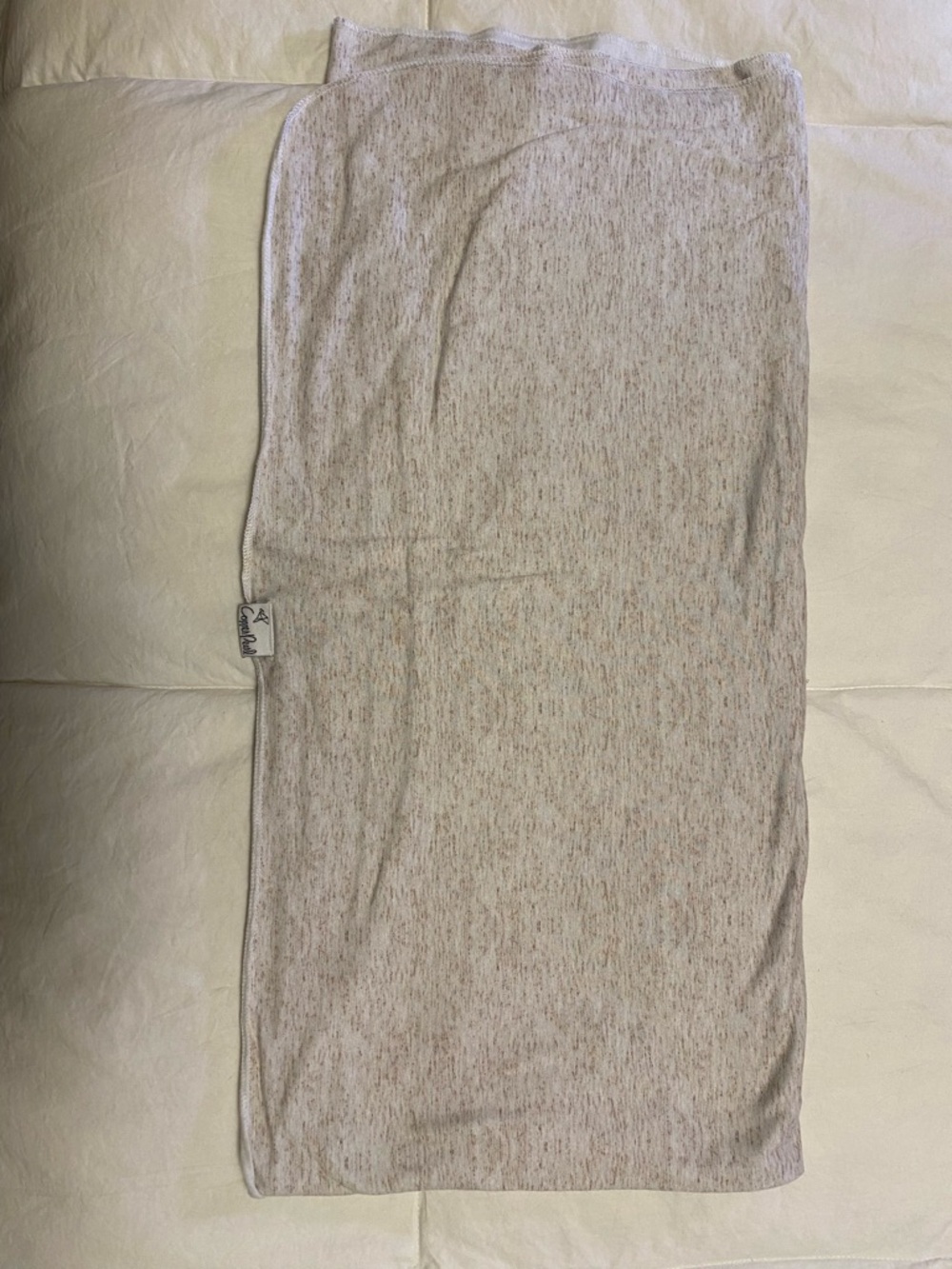 VTA Tri-Blend Beige Kids Swaddle Blanket